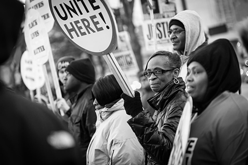 Institutional Racism - a photo from the black lives matter protest. Credit: Dorret from Flickr.