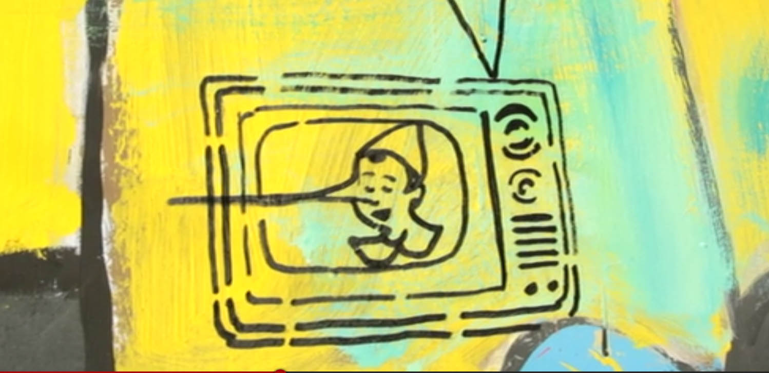 An interesting screenshot from The Square documentary depicting the media's role in society during the Egyptian revolution