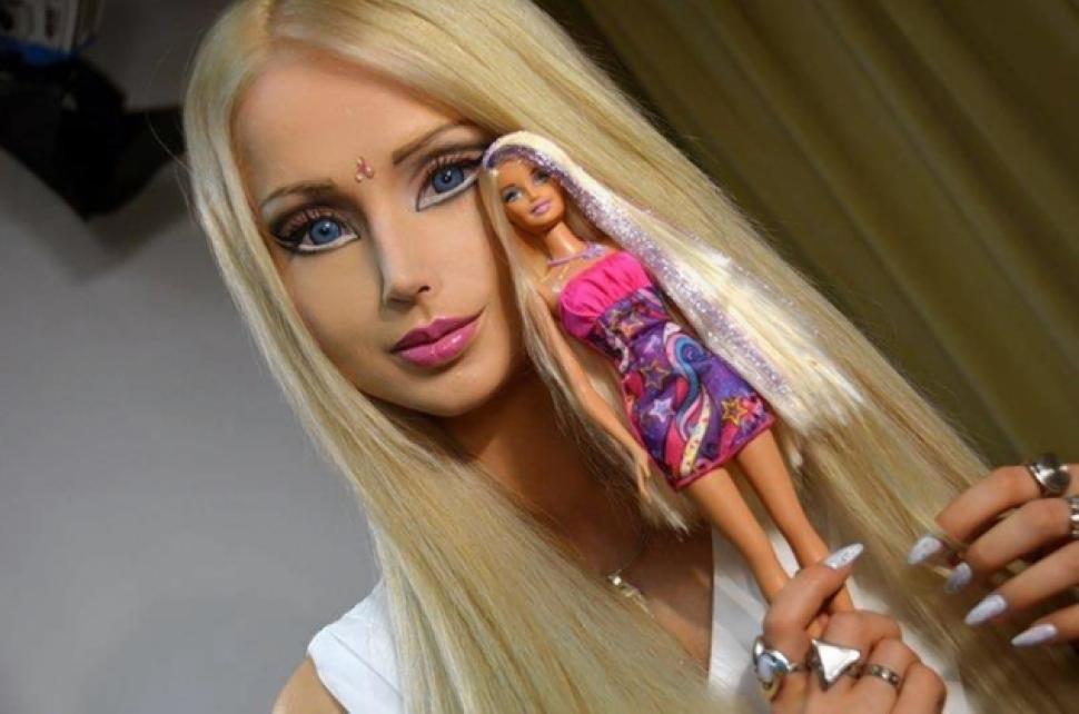 look like a barbie doll